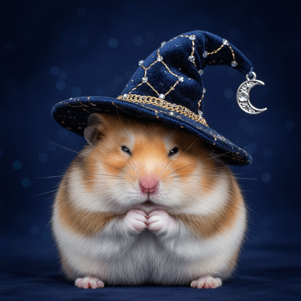 Fluffy hamster avatar