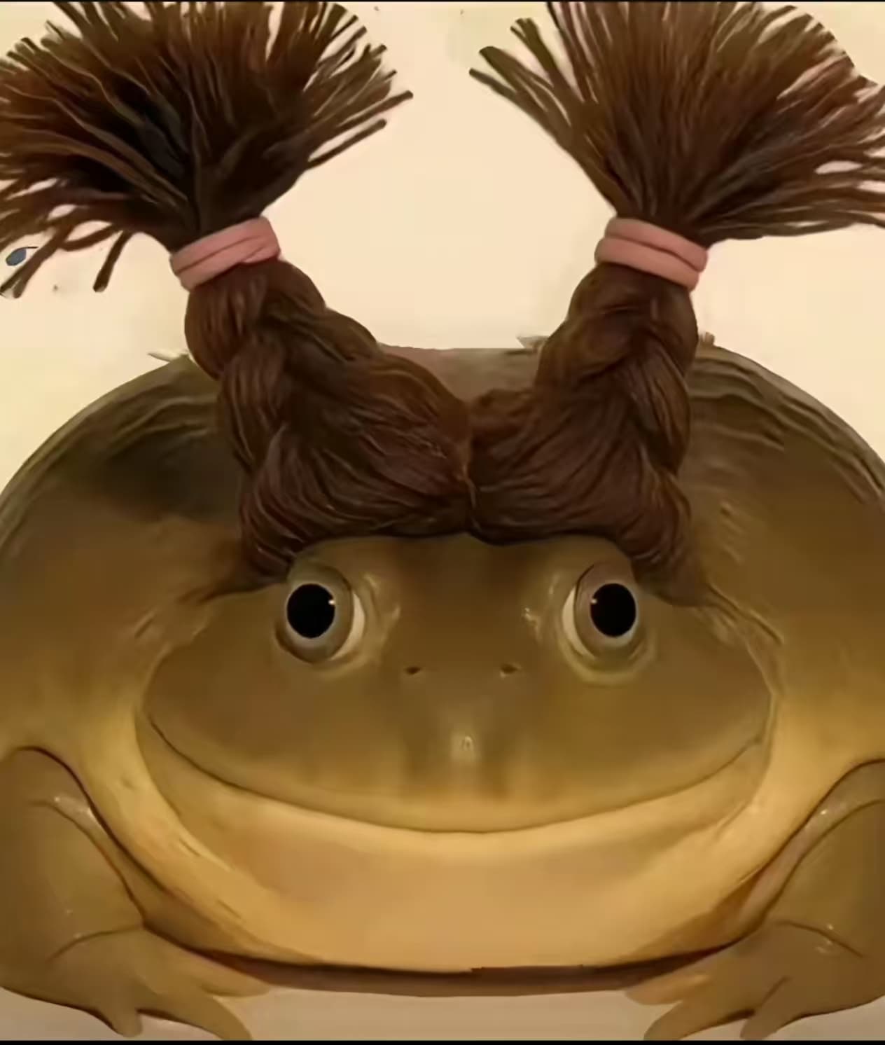 Cute frog portrait